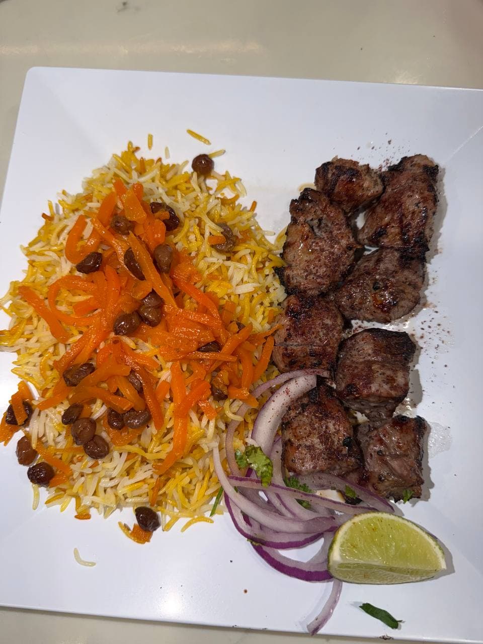 Delicious Kabob Platter