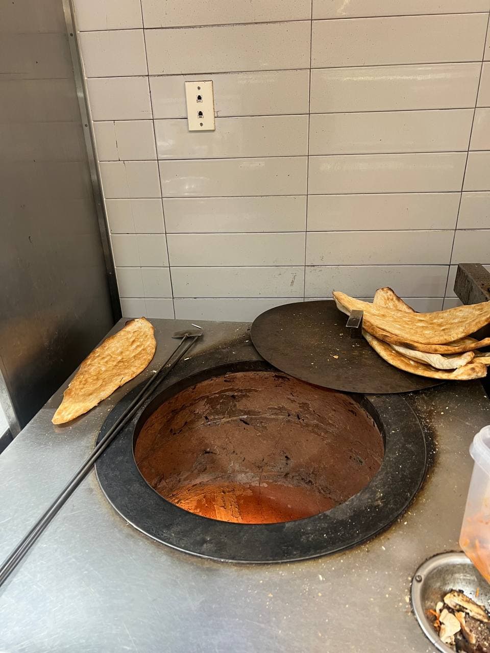 Chef preparing authentic Afghan cuisine kabobs